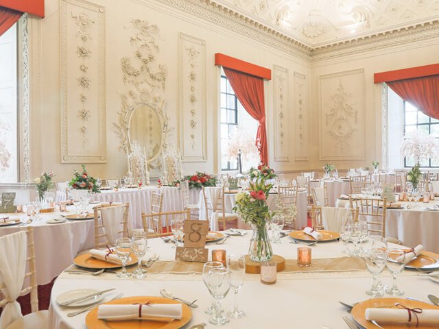 Castle Wedding Garter Main Tables