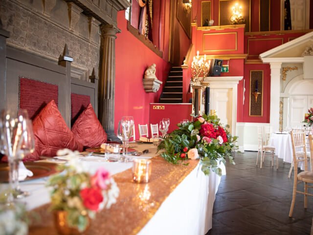 Wedding Spaces Barons Hall Maintable2 Lumley Castle Hotel